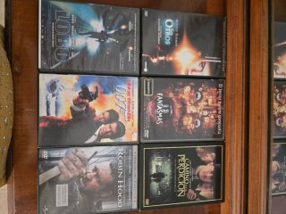 Lote 5 Películas DVD: Lobo, 007, Robin Hood, Otros