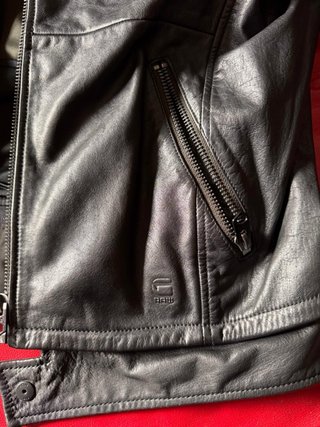 Chaqueta Cuero G-Star RAW Negra