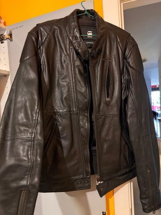 Chaqueta Cuero G-Star RAW Negra