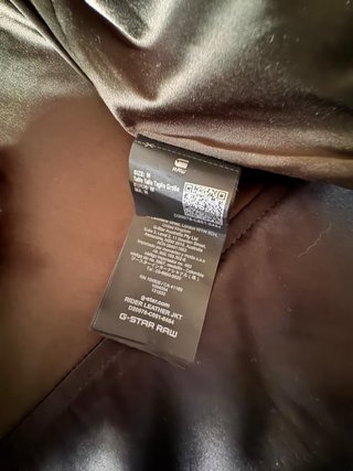 Chaqueta Cuero G-Star RAW Negra