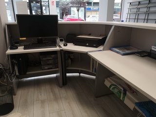 Mostrador recepción oficina/tienda