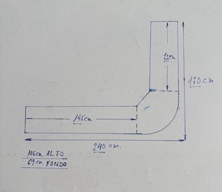 Mostrador recepción oficina/tienda