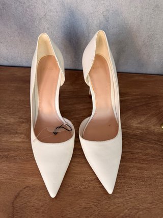 Zapatos Mango T.40 Tacón alto nuevos. Blancos