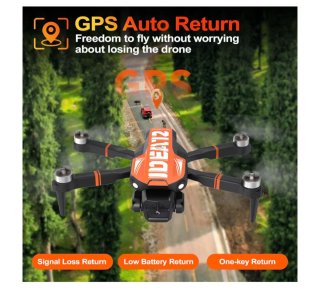 Drone le-idea 4K Naranja y Negro