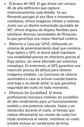 Drone le-idea 4K Naranja y Negro