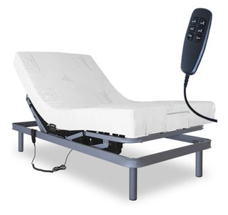 Cama articulada eléctrica con mando. Segunda mano