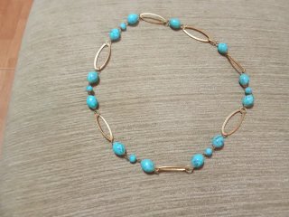 Collar turquesa