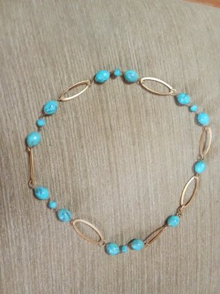 Collar turquesa