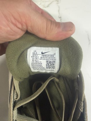 Nike Air Max Beige/Verde Taglia 44.5