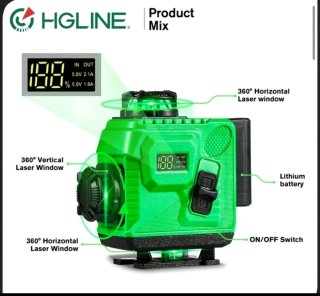 Nivel Láser 16 Líneas HGLINE Nuevo