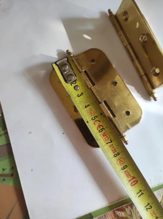 4 Bisagras de Latón