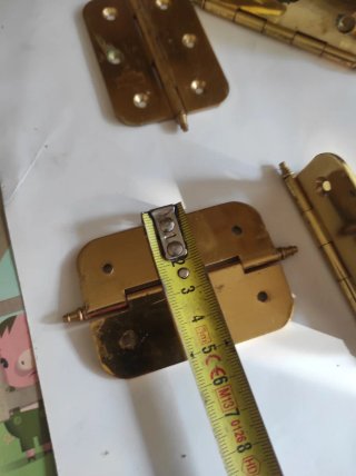 4 Bisagras de Latón