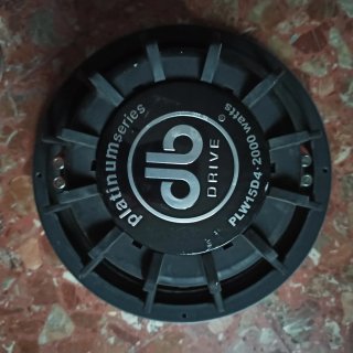 Subwoofer DB Drive 15 Negro/Plata