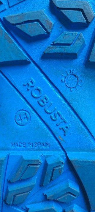 Zapatos de seguridad Robusta grises y azules