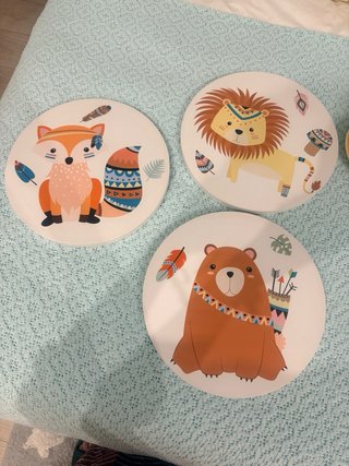 Cuadros Infantiles Madera Set 3