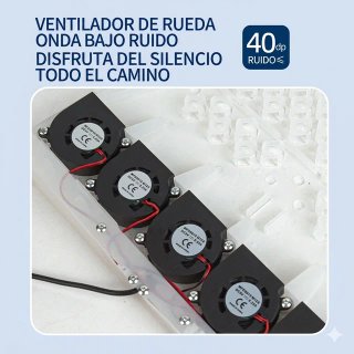 Cojín ventilador coche USB 8 ventiladores
