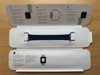 Apple Watch 44mm Atlantic Blue Braided Solo Loop 7