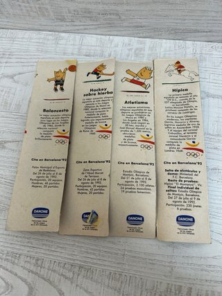 Cucharas Danone Cobi 92 Olimpiadas