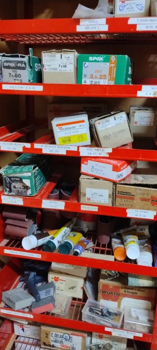 Lote consumibles carpintería