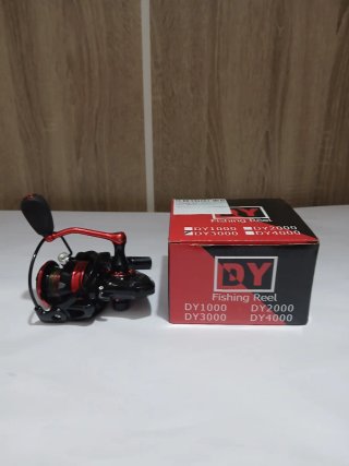 Carrete de Pesca DY3000 Negro/Rojo 640513926