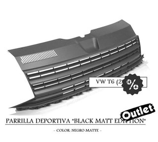 FU PARRILLA VOLKSWAGEN VW T6 15-19 NEGRO MATE R010747C3