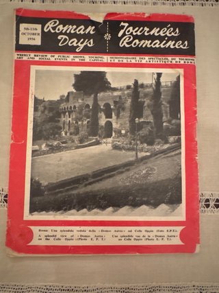Settimanale giornate romane 1956