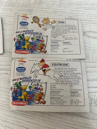 4 Figuras Deportivas Petit Suisse Danone Precintad