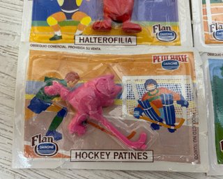 4 Figuras Deportivas Petit Suisse Danone Precintad