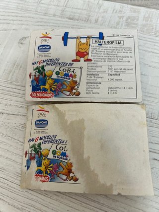 4 Figuras Deportivas Petit Suisse Danone Precintad
