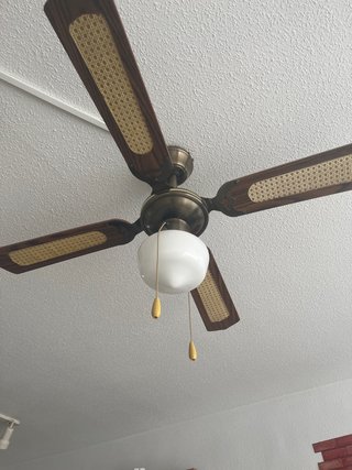 Ventilador de techo con luz