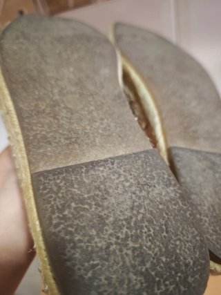Sandalias negras de esparto