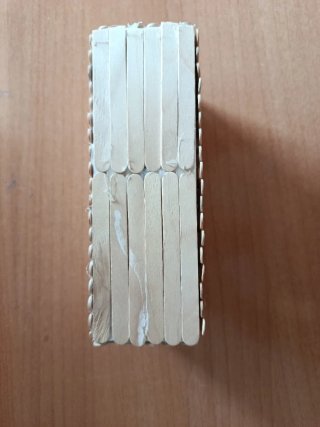 Caja artesanal Mami con corazón