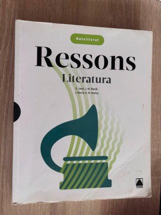 Ressons. Literatura 1 BATX