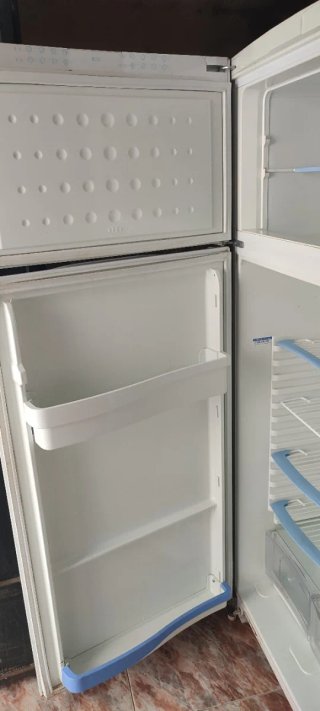 Nevera combi blanca ancha