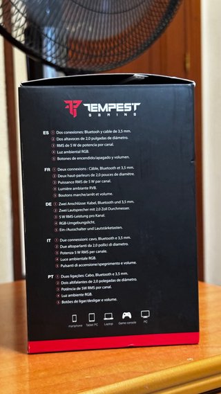 Altavoces Gaming Tempest M40 Pro RGB Master 2.0