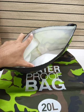 Bolsa Estanca Impermeable 20L Camuflaje