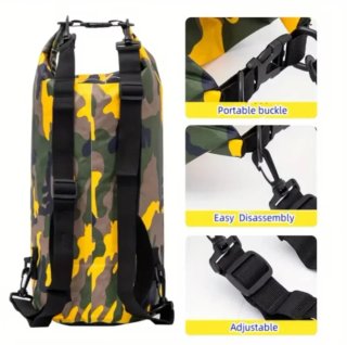 Bolsa Estanca Impermeable 20L Camuflaje