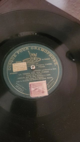 Gramófono La Voz de su Amo 1905