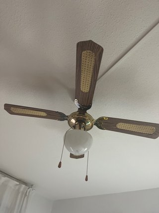 Ventilador de techo con luz
