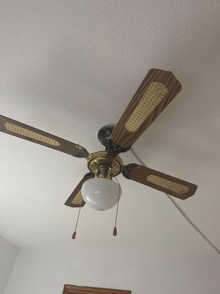 Ventilador de techo con luz
