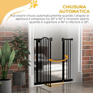 Puerta de caña extensible con 2 cerraduras automát