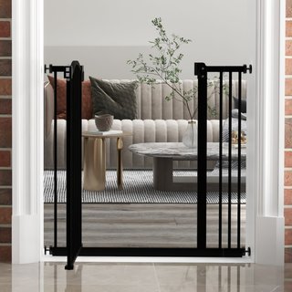 Puerta de caña extensible con 2 cerraduras automát