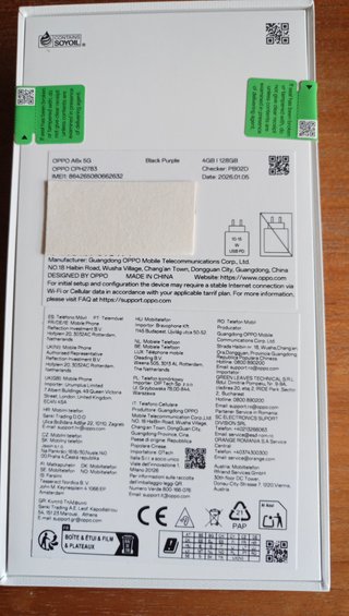 OPPO A6x 5G Negro Púrpura