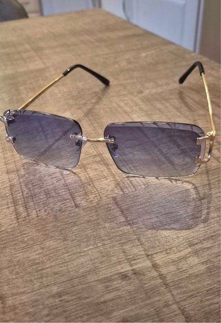 Gafas Cartier Doradas Moradas