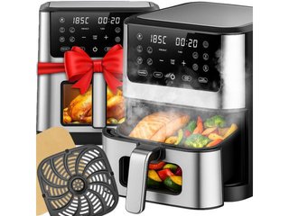 Freidora de aire XXL sin aceite 8 L 1800 W