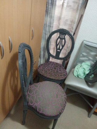 6 Sillas Madera Hechas a Mano