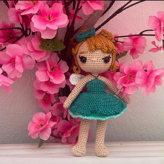 Muñeca de crochet hada de los dientes