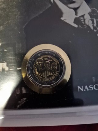 Filatelico-Numismatica 2€ VATICANO 2024 "Marconi".