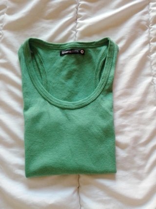 Camiseta tirantes Shana verde Talla M
