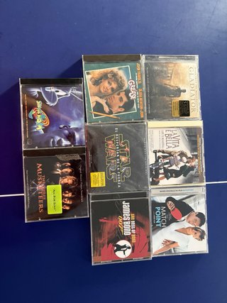 Lote 8 CDs Bandas Sonoras Películas